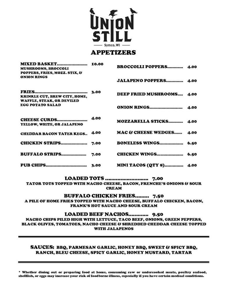 Union Still Menu image 2
